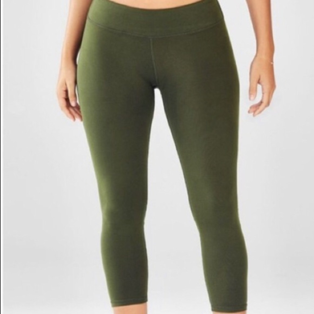 Fabletics Olive Green Capri Leggings